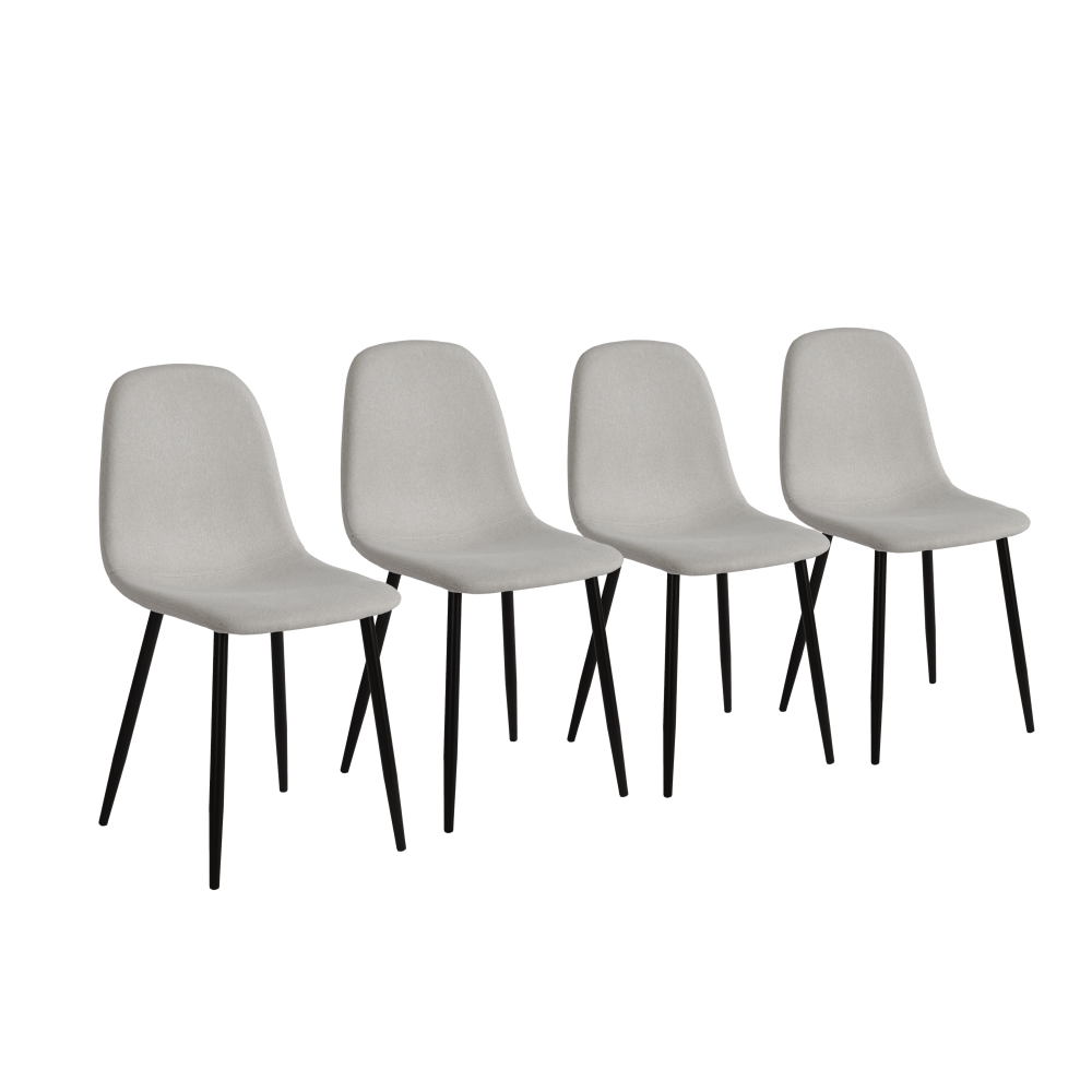 Contemporary Metal Frame Dining Chairs