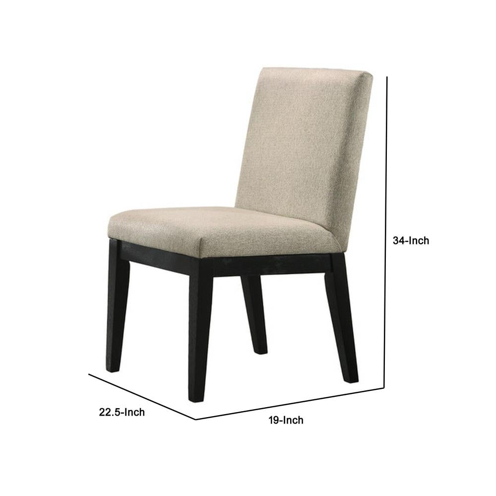 Wooden Side Dining Chairs with Comfortable Padded Support