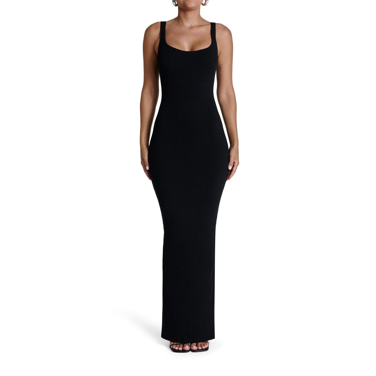 Naked Wardrobe Ribbed Tank Maxi Dress