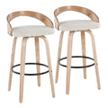 Fixed-Height Bar Seating with Cushioned Seats
