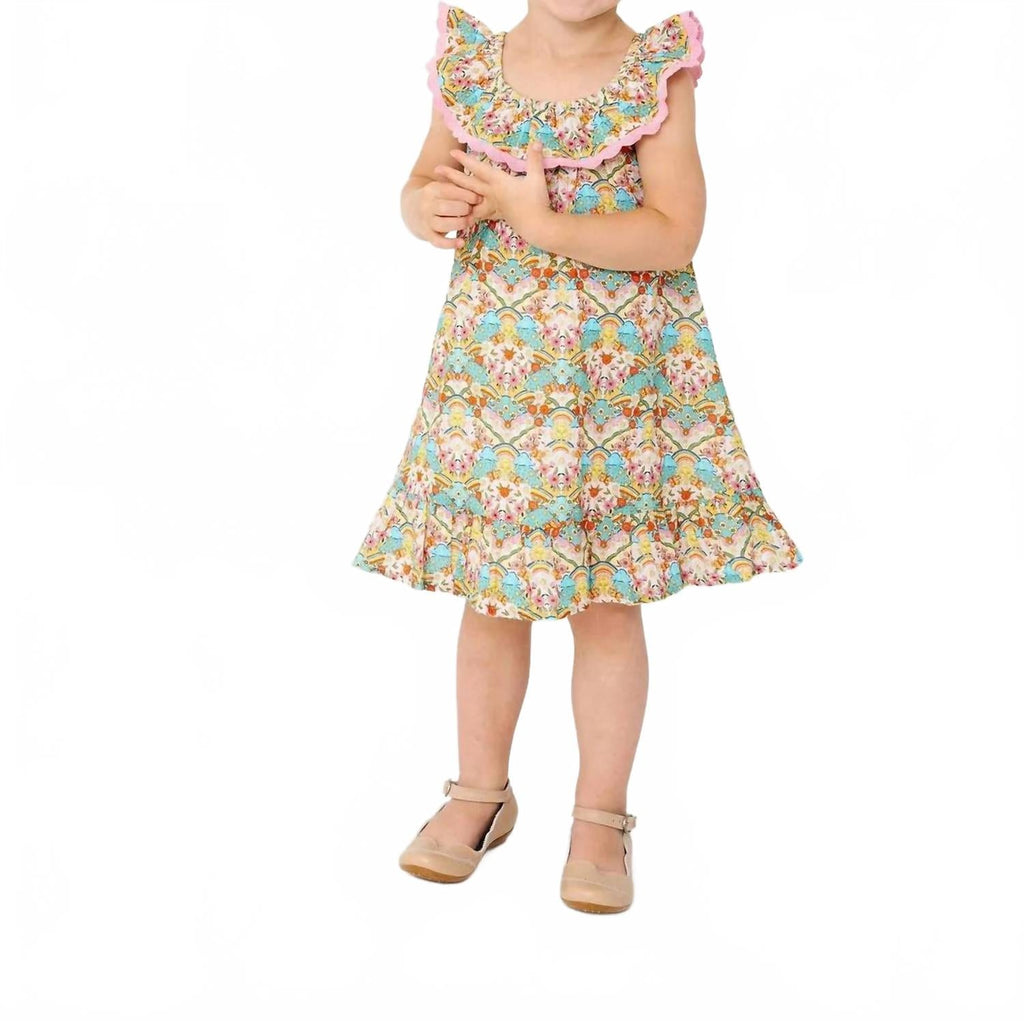 Girl's Harper Dress In Happy Sun