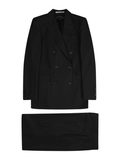 Tailored Jasmine Black Wool-Blend Suit