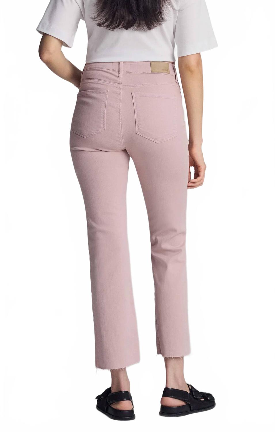 Anika Mid-Rise Crop Flare Jeans In Woodrose