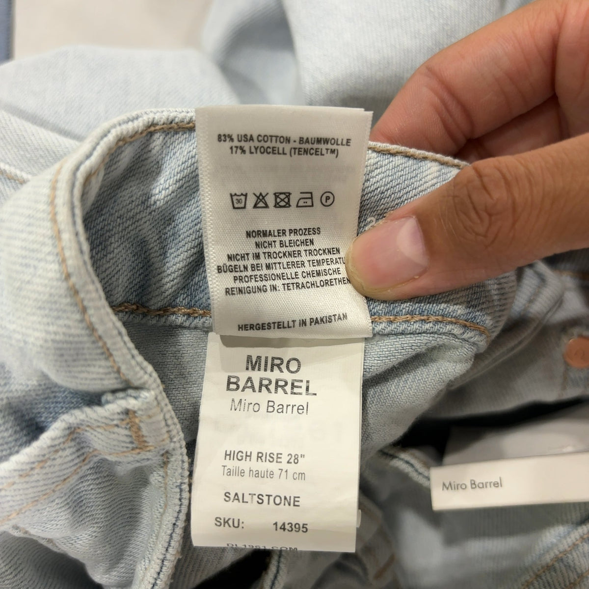 Miro Barrel High Rise Jeans