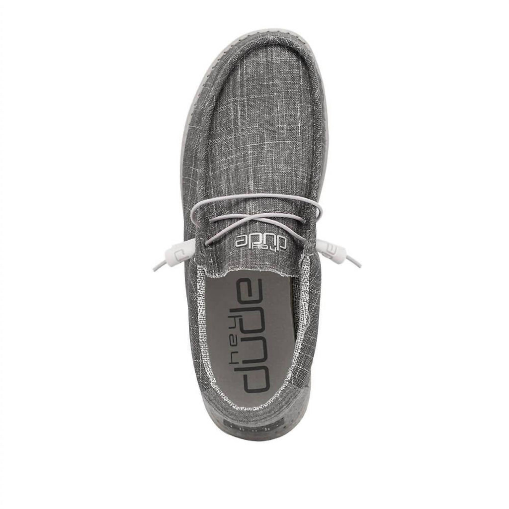 Men's Wally Crosshatch Shoe In Ash