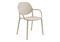 Modern Outdoor Dining Chairs with Armrests