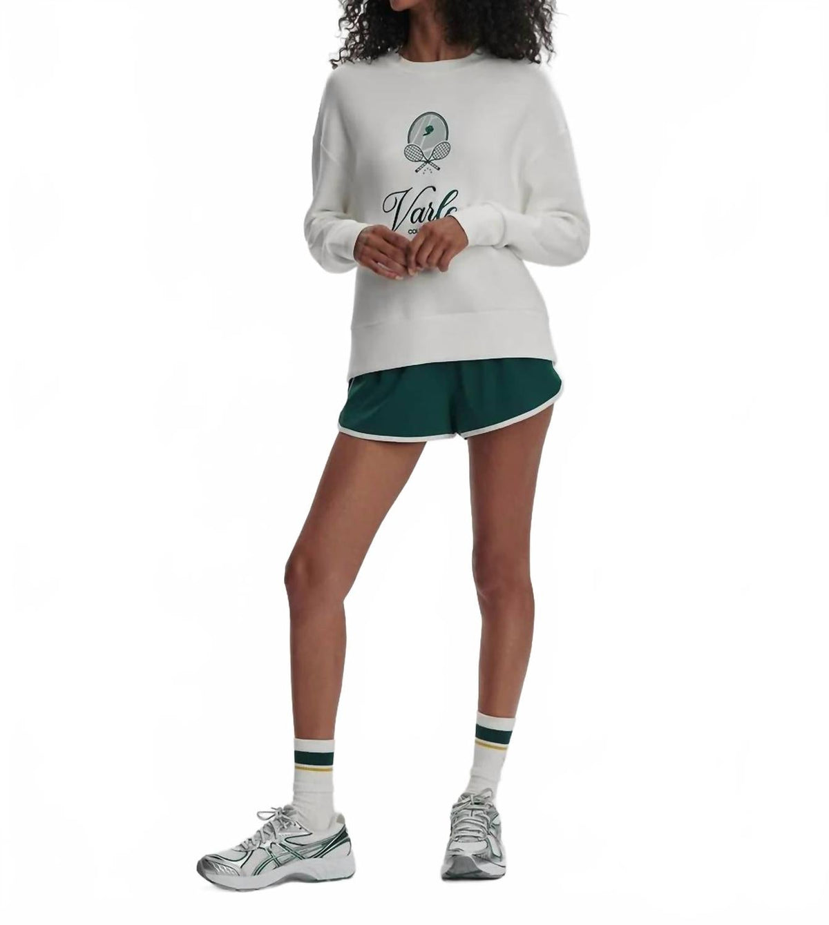 Rasco Namesake Sweatshirt In White/forest