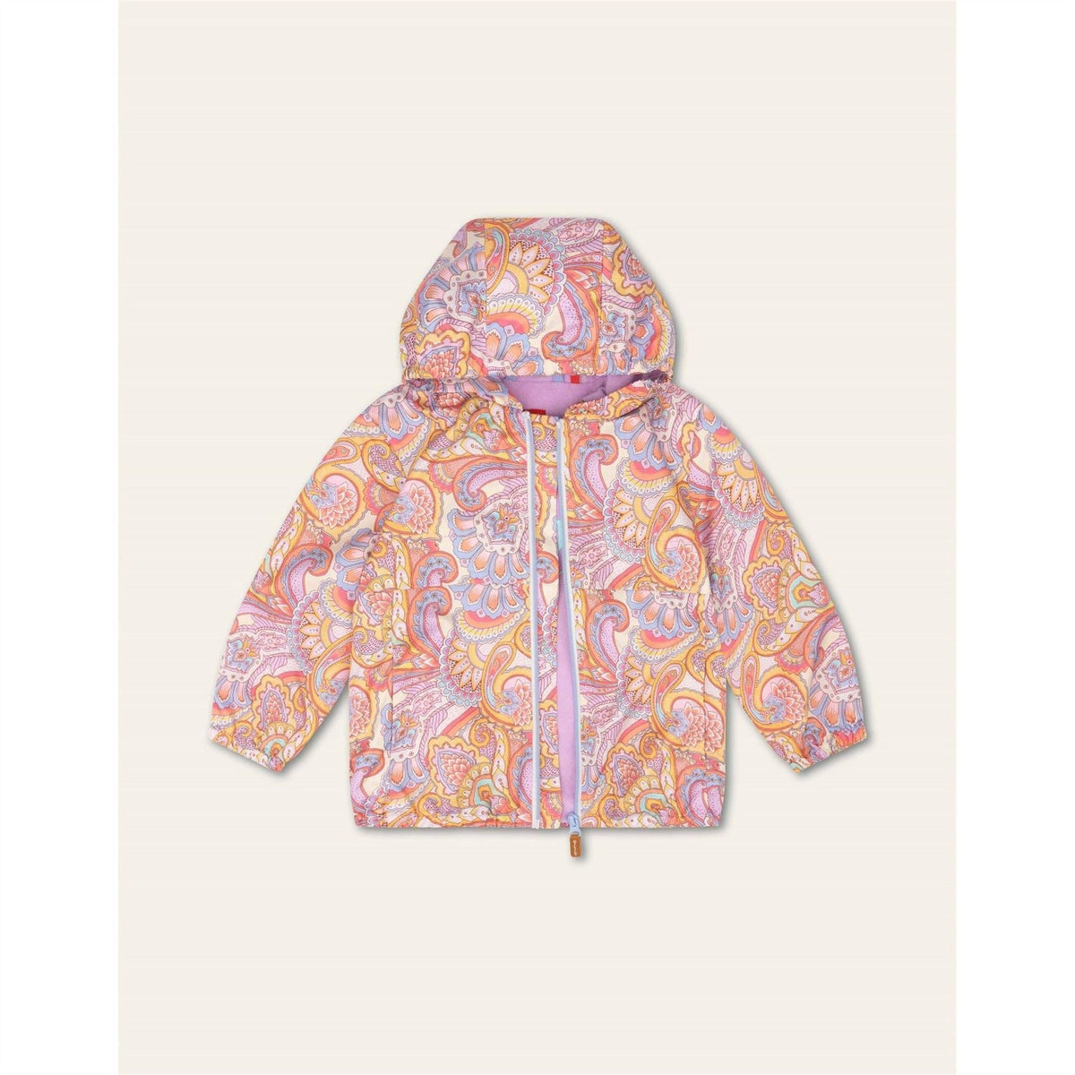 Oilily Waterproof Adjustable Hood Rain Anorak