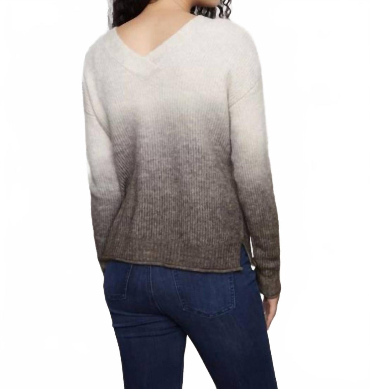 Ombre Cardigan In Pine