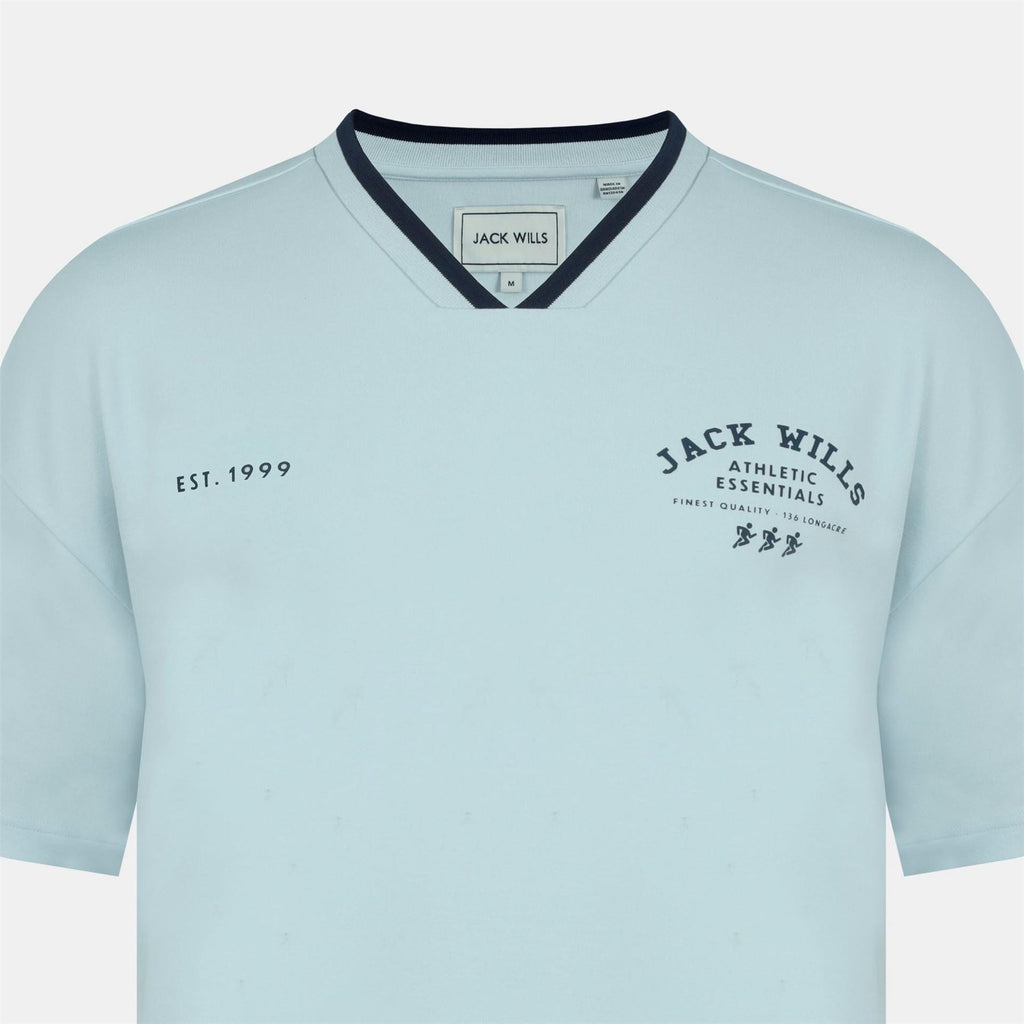 Jack Wills V Neck Short Sleeve Oversized T Shirt