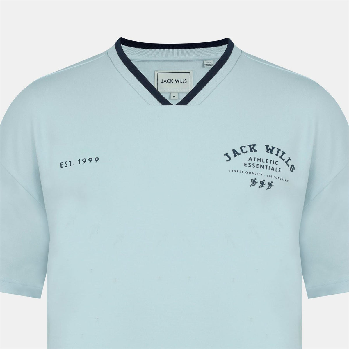 Jack Wills V Neck Short Sleeve Oversized T Shirt