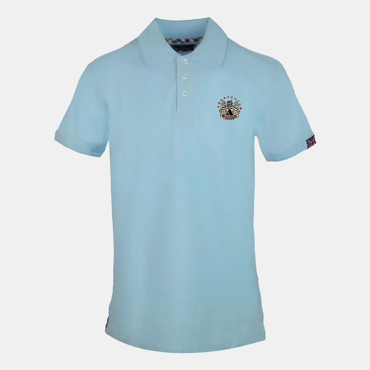 Aquascutum Collared Neck Short Sleeve Regular Fit Shirt