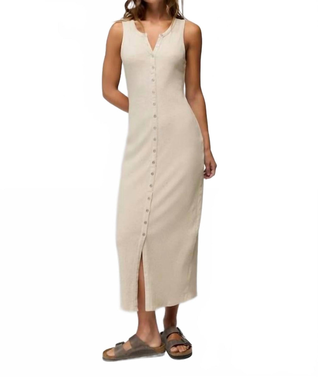 Cambria Cove Maxi Dress In Oatmeal Heather