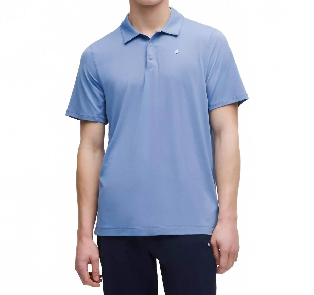 Logo Sport Short Sleeve Polo In Prep Blue