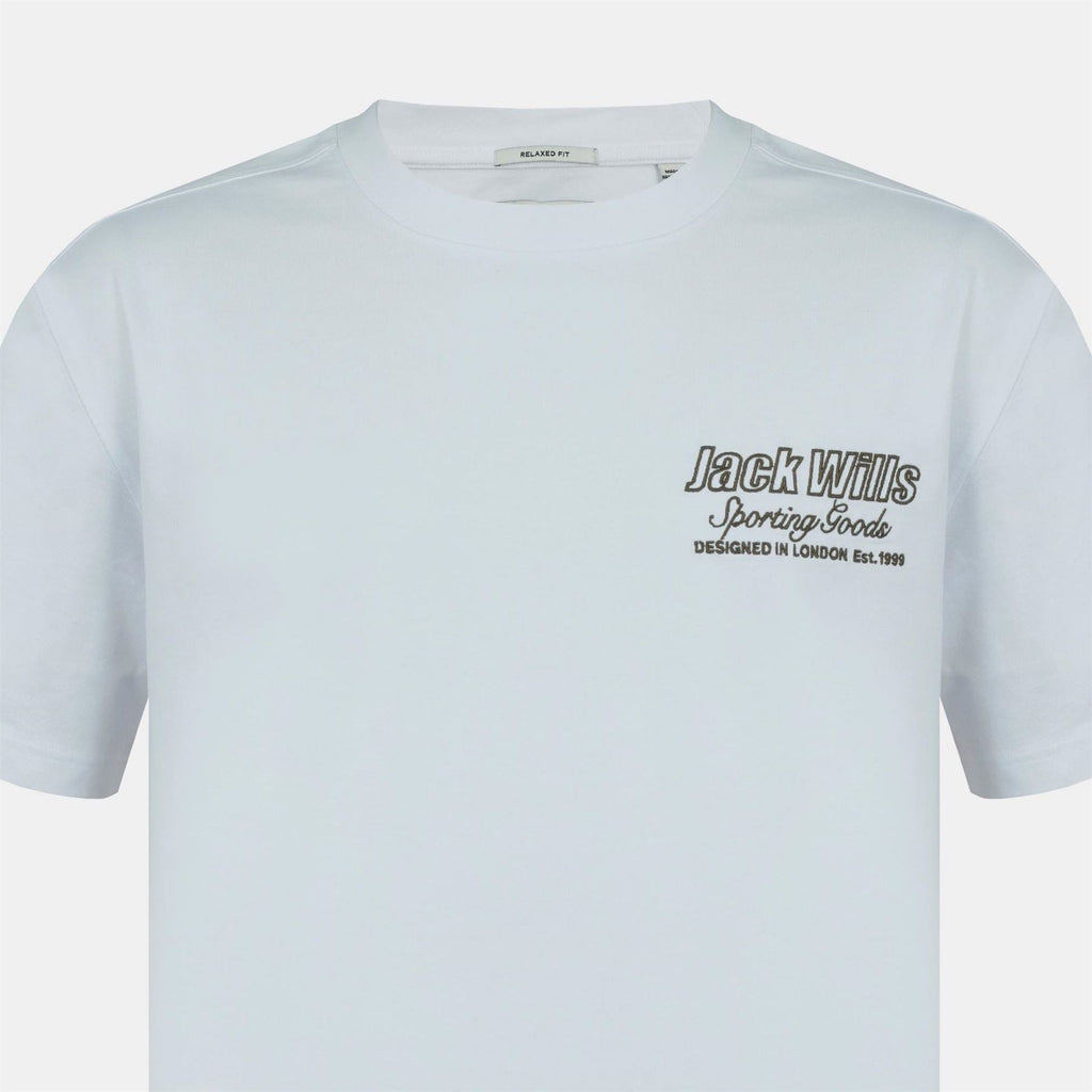 Jack Wills JW Graphic Cotton Short Sleeve Crew Neck T Shirt