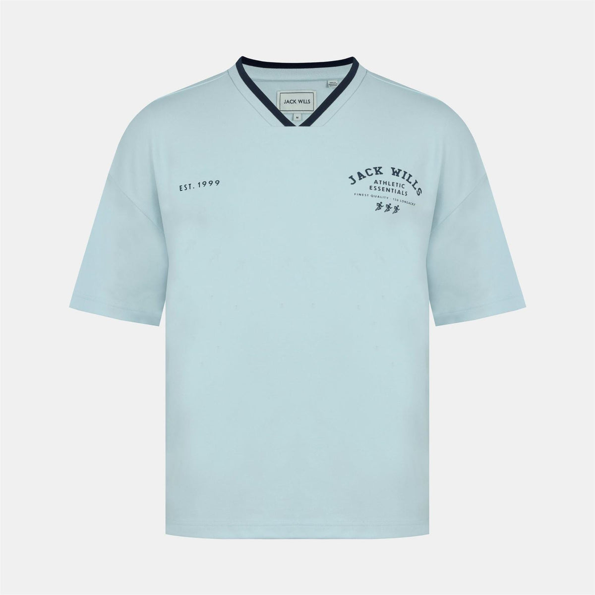 Jack Wills V Neck Short Sleeve Oversized T Shirt
