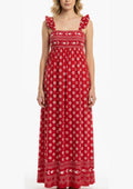 Sylvie Midi Dress In Ember Dot