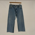 High Rise Wide Leg Crop Jeans