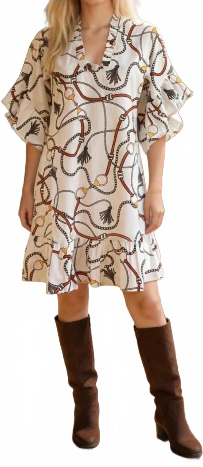 Soleil Mini Dress In Ivy Bits