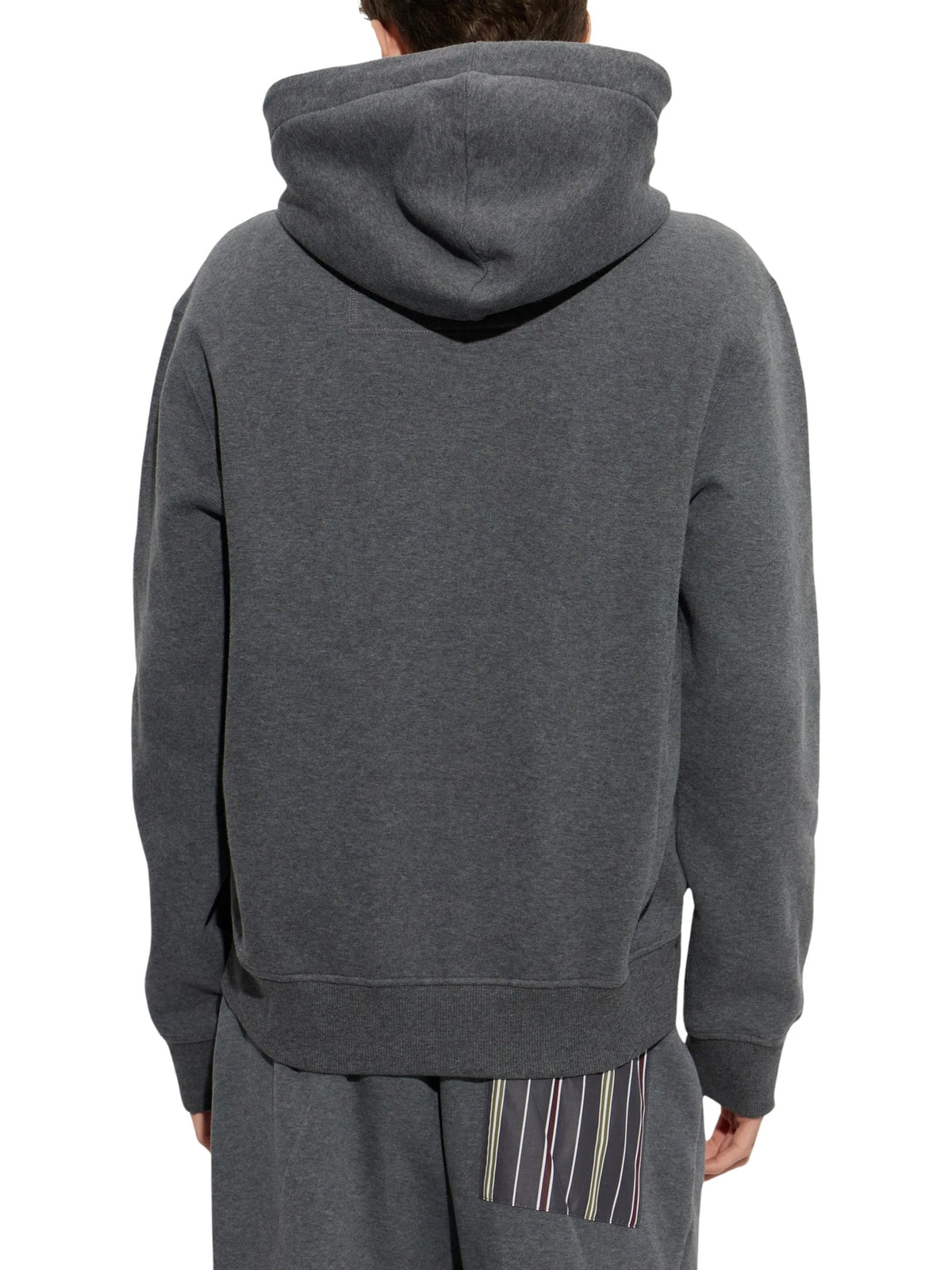 Zip-Up Hoodie With Contrasting Embroidered Logo