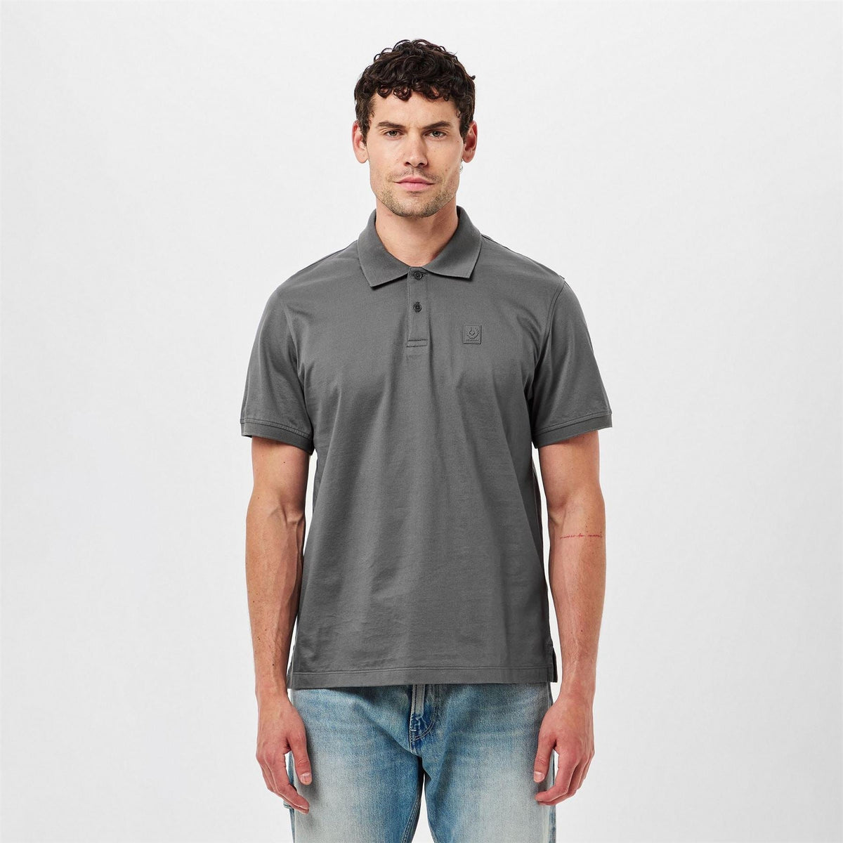 Belstaff Mens Short Sleeve Polo Shirt