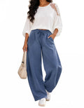 Cocoon Barrel Leg Joggers In Blue