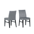 Contemporary Side Chairs with Padded Seating