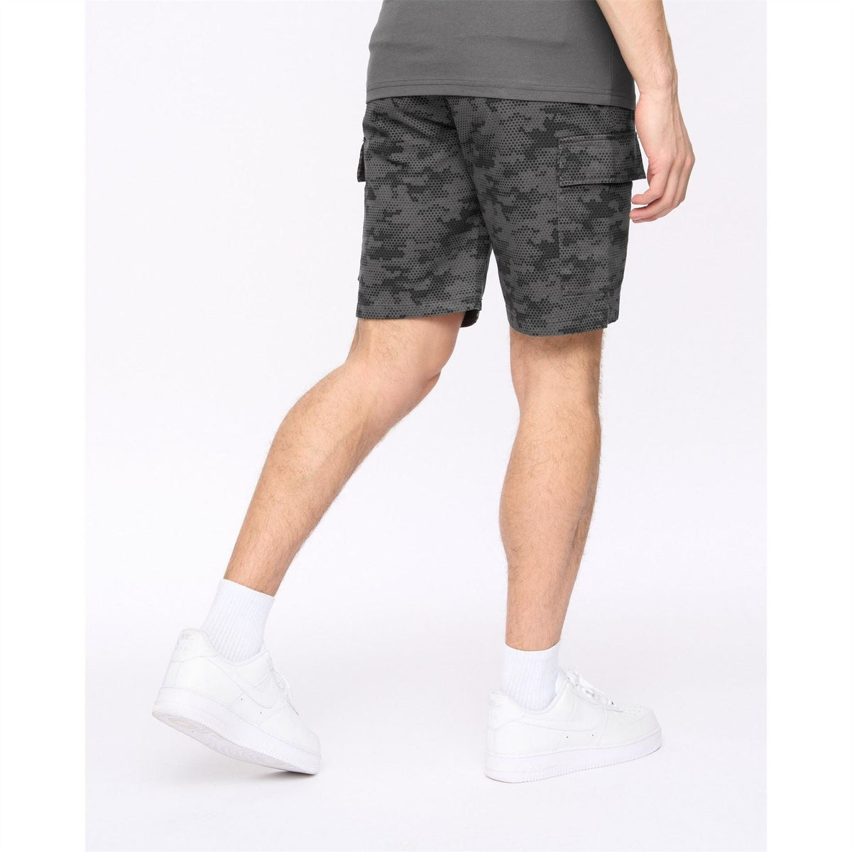 Crosshatch Blansmoore Solid Bermuda Shorts with Elasticated Waistband