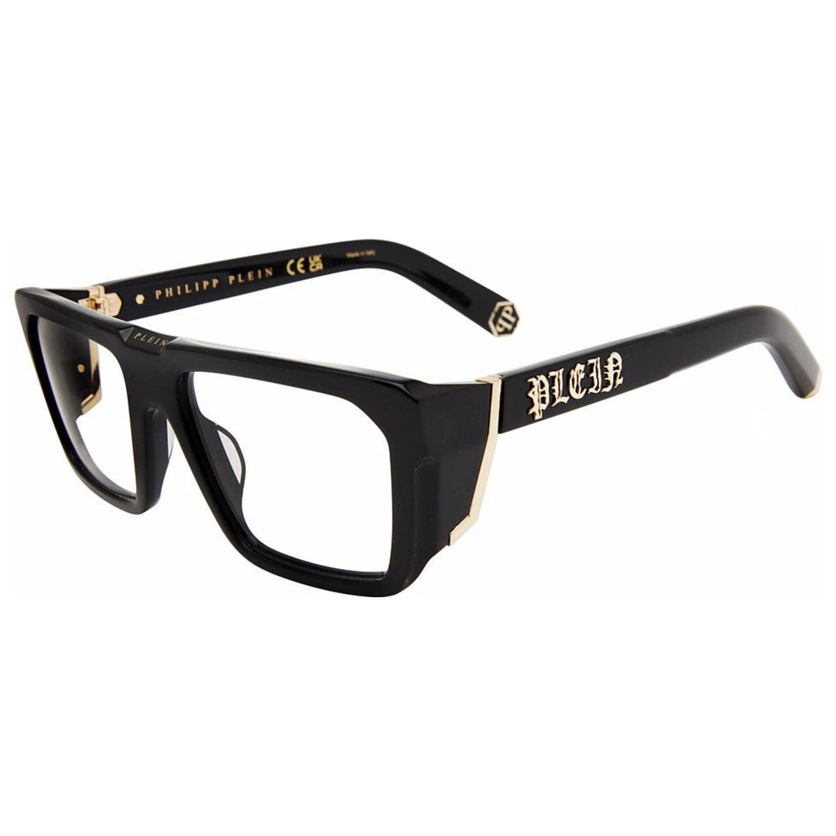 Philipp Plein Unisex 55mm Black Eyeglasses VPP142M55700Y