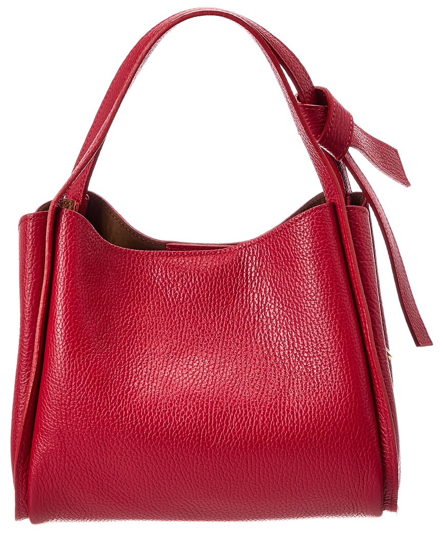 Italian Leather Top Handle Tote