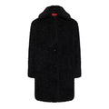 Hugo Textured Teddy Bear Over Coat with Shirt Collar