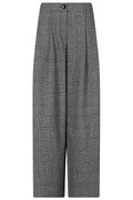 Wide-Leg Pants With Sculptural Side Detailing