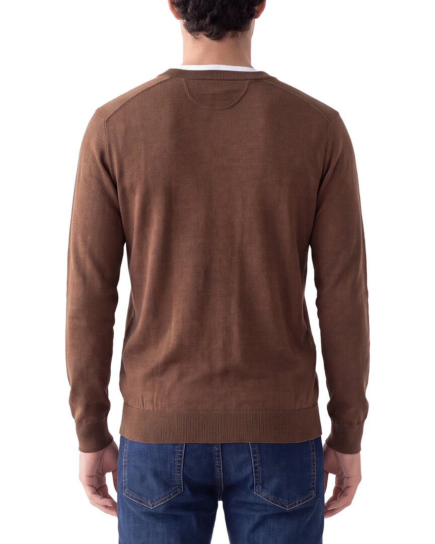 Raffi Jersey Silk & Linen-Blend V-Neck Sweater