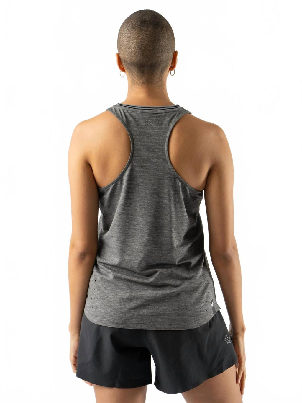 Race Pace Tank Top In Black Charcoal