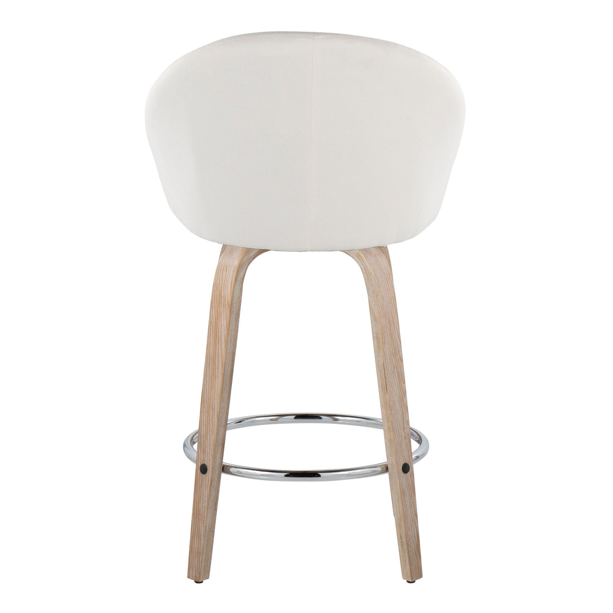 26-Inch Upholstered Counter Chairs with Footrests