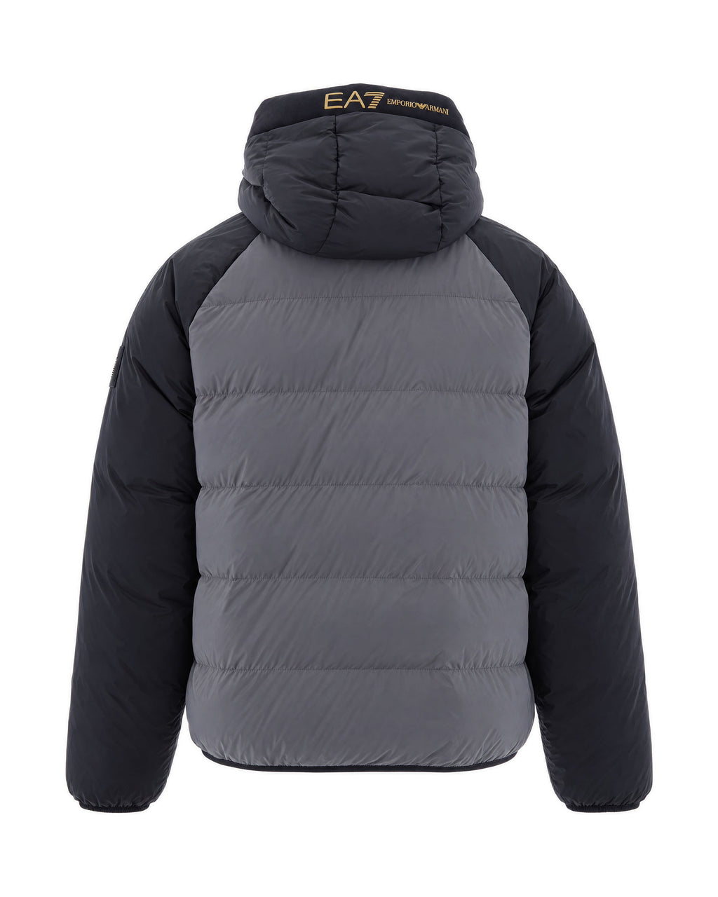 Pewter Colorblock Puffer Jacket