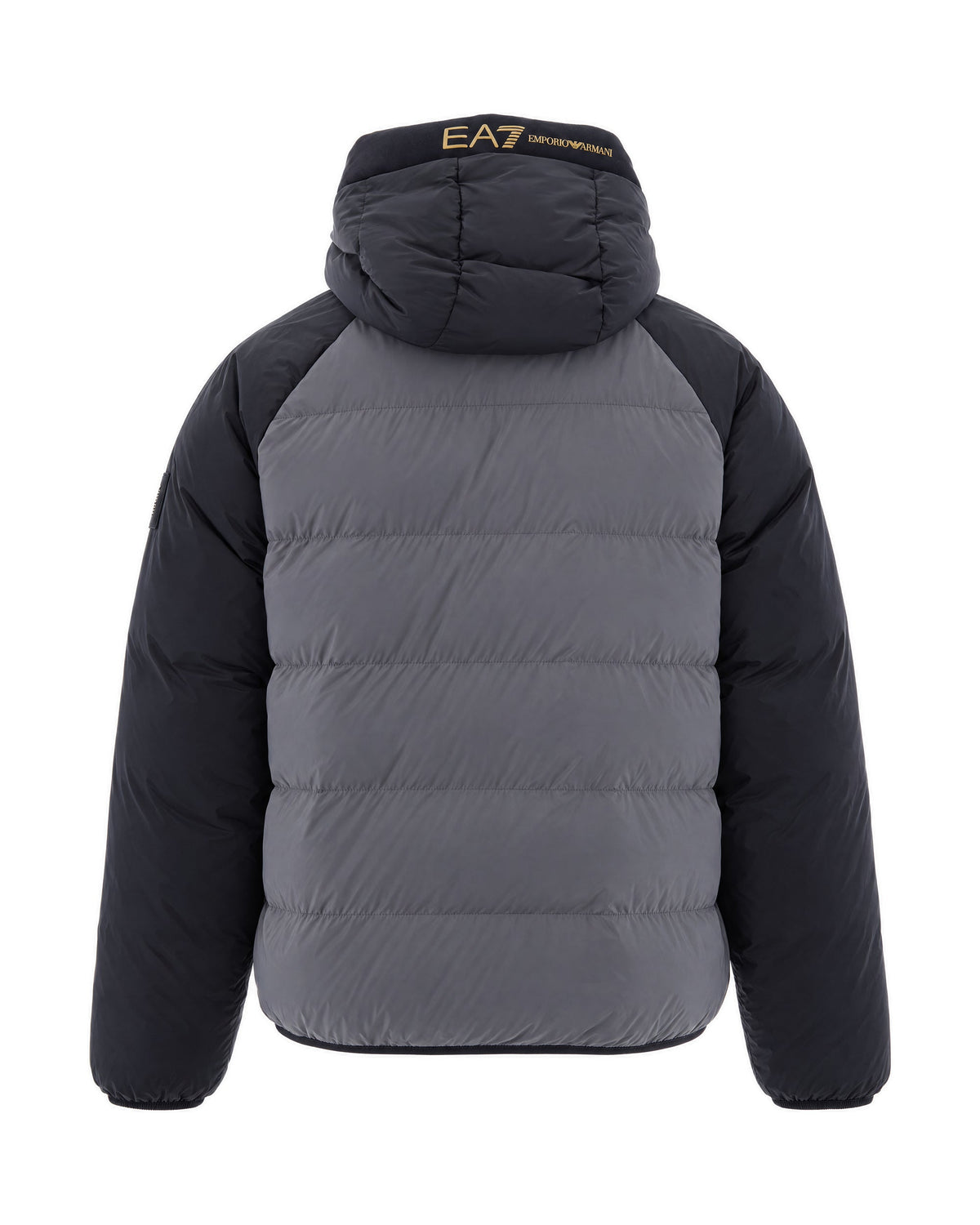 Pewter Colorblock Puffer Jacket