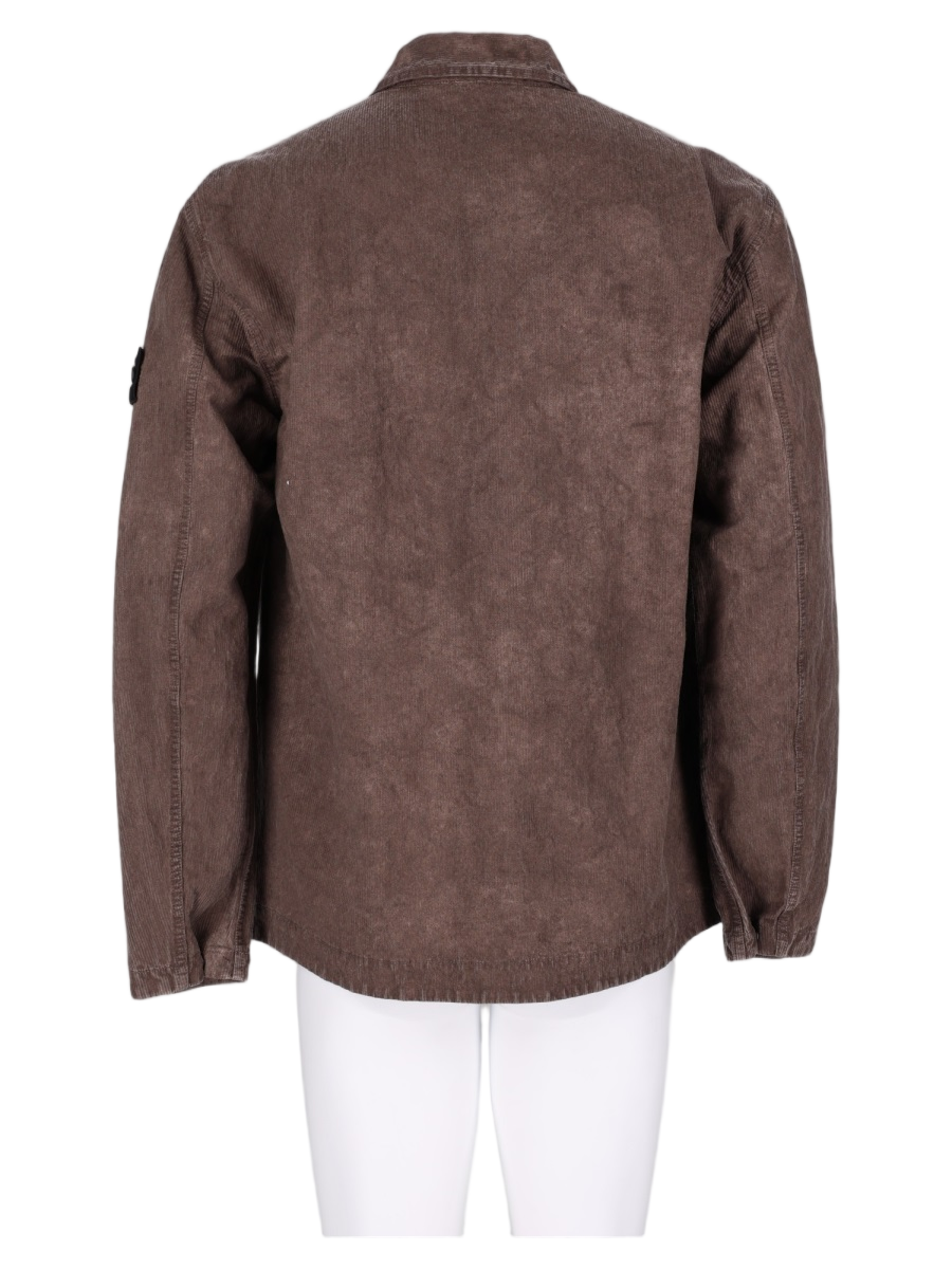 Corduroy Flap Pocket Cotton-Blend Overshirt