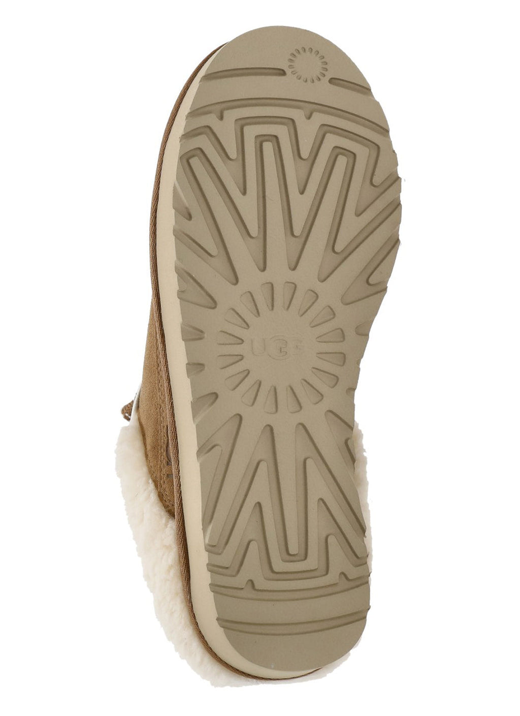 Brown Lowmel Mule Shearling Suede Slippers