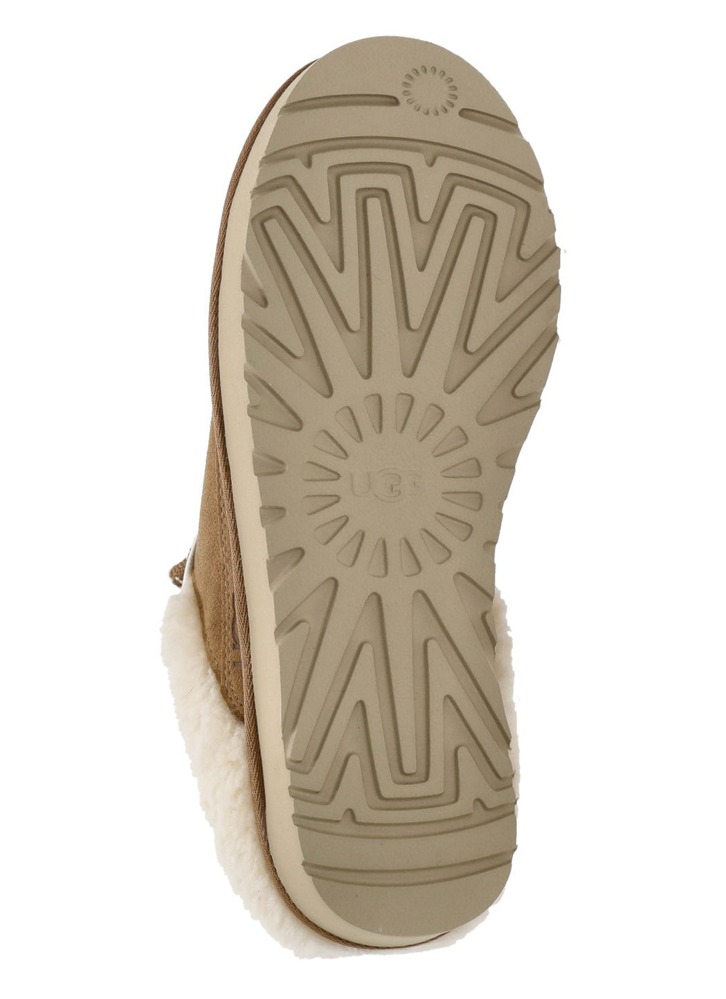 Brown Lowmel Mule Shearling Suede Slippers
