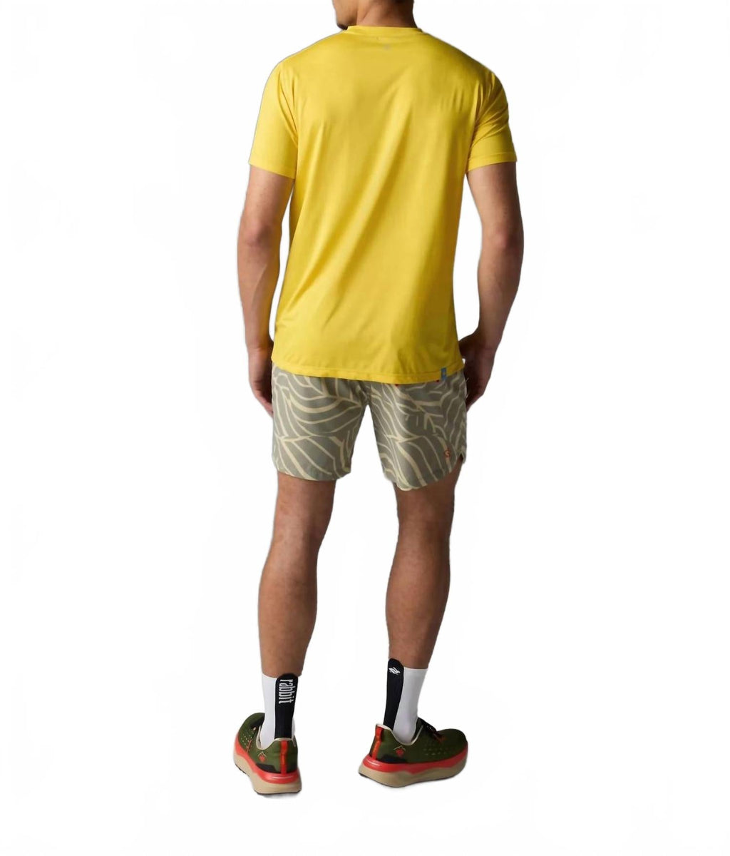 Men's Upf Short Sleeve Tee In Yellow