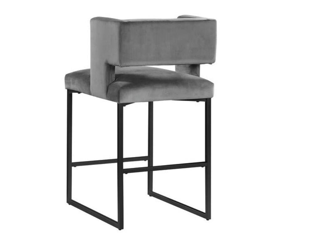 Upholstered Counter Stools with Durable Metal Frames
