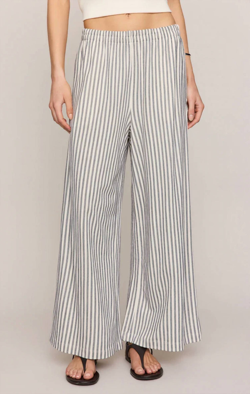 Scout Knit Striped Pants In Eclipse