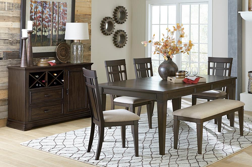 Set of 2 Upholstered Dining Chairs with Wood Frames