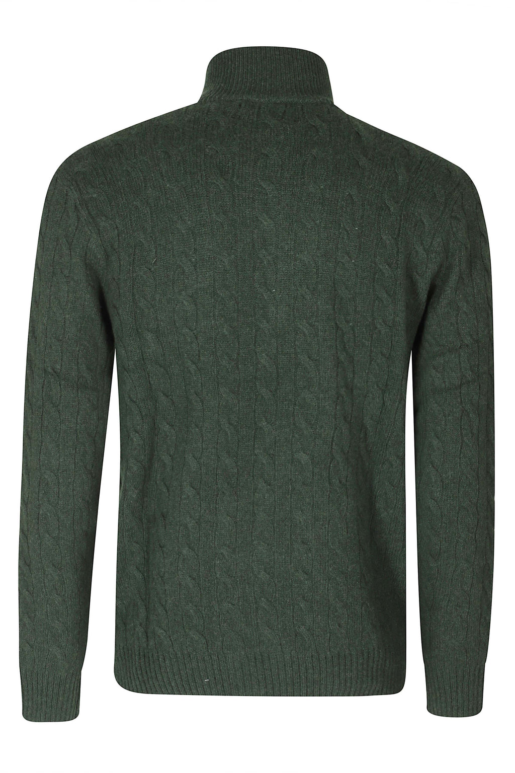 Hunter Navy Cable Knit Wool-Blend Sweater