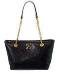 Off-White Jitney Small Chain Leather Tote