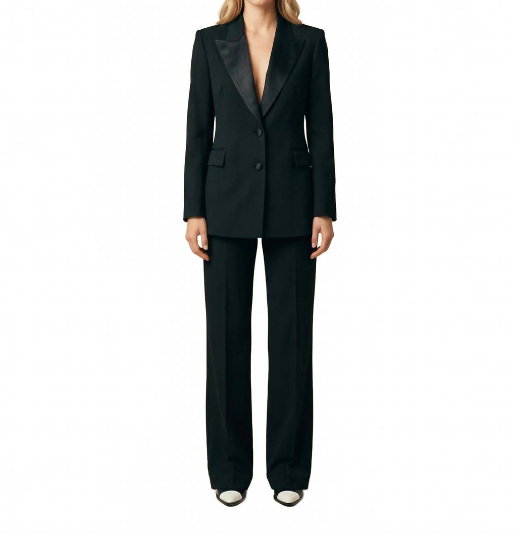 Lenny Stretch Blazer In Black