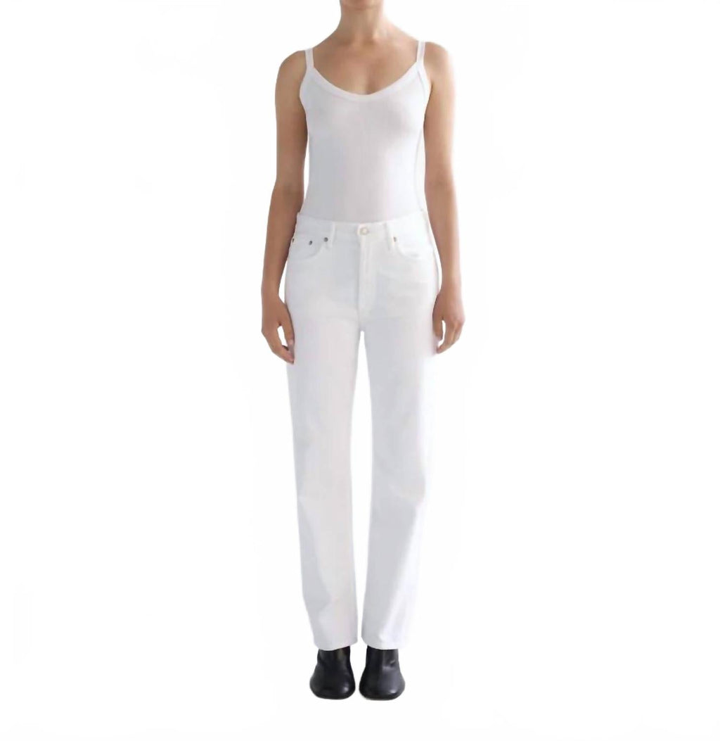 Lana Straight Jeans In Marshmellow