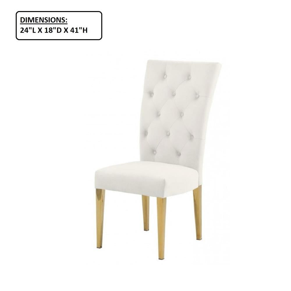 Contemporary Quilted Side Chairs