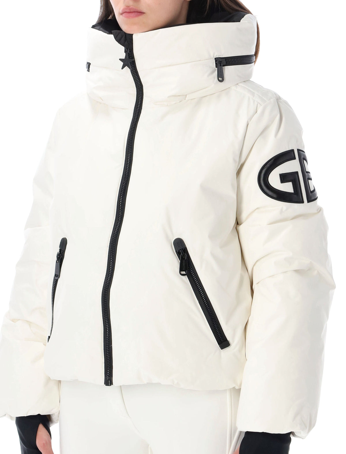 Porter Cropped High Collar Down Jacket